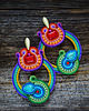 kolczyki soutache Gigi- duże i etniczne kolczyki soutache 1