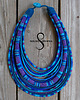 naszyjniki - inne INDYWIDUALNE ZAMÓWIENIE - masajka "Turquoise & Sapphire" 1