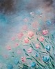 obrazy "Kwiatowa harmonia" - Obraz olejny na płótnie, 60x80 cm 1