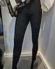 legginsy Czarne Zamszowe Leginsy 1