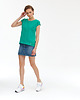 t-shirt damskie Bluzka z haftowanym przodem 1