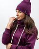 bluza z kapturem damska Bluza z kapturem  ,,SEHER" bakłażan 3