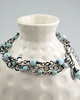 bransoletki z kamieni naturalnych Larimar w srebrze - bransoletka 1