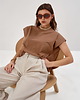 t-shirt damskie T-SHIRT BROOKLYN suede 2