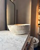 talerze, miski Ceramiczna Misa XL Rustic White Skandynawski Styl 3