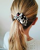 gumki do włosów Scrunchie do włosów, gumka do włosów z wiskozy Panterkowy pop MIDI 1