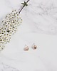 kolczyki złote Kolczyki złote 16k Gold Plated Matt Geometric Solid Studs 2