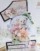 kartki scrapbooking Kartka cyferka jedynka na roczek z misiem GOTOWA 1