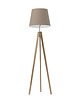 lampy podłogowe Elegancka lampa podłogowa z drewna na 3 nogach ARUBA 3