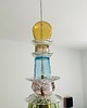 lampy wiszące Lampa wisząca szklana artdeco prl vintage retro 4