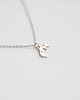 srebrne naszyjniki Rhodium Plated Tiny Fox Necklace 2