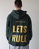 bluzy męskie Bluza z kapturem OVERSIZE Flow Green (z nadrukiem) 1
