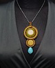 wisiory Wisior Trzy Kamienie- soutache 3