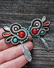 kolczyki soutache Navajo- etniczne kolczyki soutache 7