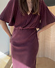 sukienki midi damskie Sukienka Power burgundy 3