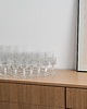 szklanki i kieliszki Zestaw kieliszków kryształowych, włoski design, lata 70, produkcja: Włochy 9