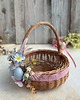 koszyki wielkanocne Wielkanocny koszyczek na święconkę, koszyczek z dekoracją 2