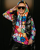 bluza z kapturem damska Damska Bluza Expres Zamek DR.CROW Smiles 1