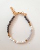 bransoletki z kamieni naturalnych Bransoletka NEO bronzyt, kwarc dymny, howlit 2