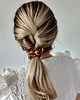 gumki do włosów Gumka jedwabna, scrunchie, frotka brązowa panterka MINI 6