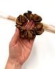 gumki do włosów Scrunchie/frotka Satyna Karmel Slim 1