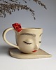 filiżanki Filiżanka ceramiczna Twarz 1