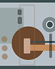 grafiki i ilustracje Grafika na płótnie  - LE CORBUSIER NO.6 1