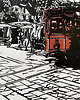 grafiki i ilustracje Linoryt "Tramwaj z Soller" - kolor 3