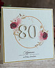 kartki scrapbooking Personalizowana kartka na 80 urodziny, BH 50 2