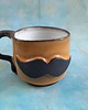 kubki Kubek z wąsem ceramika handmade prezent dla faceta 5