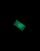 wisiory Świecący w ciemności zielony, prostokątny wisiorek i UV 2 x 4 cm 1