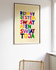plakaty Plakat ŚWIAT kolorowa typografia prezent dla dziwaków 1