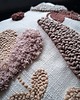 poduszki plecione Poduszka kwiaty punch needle boho natural 1