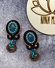 kolczyki soutache turkus - kolczyki sutasz 1