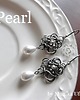kolczyki wire wrapping Kolczyki srebrne Snowdrop 1