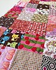 koce i narzuty Patchwork dziewczęcy różowo brązowy 120x215 cm 5