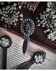 zakładki do książek Zakładka z dziką marchwią, owal 3