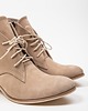 botki damskie BOTKI NA 5 CM KLOCKU - SKÓRA NATURALNA - MODEL 482 - KOLOR LATTE 4