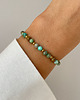 bransoletki z kamieni naturalnych Bransoletka na gumce - turkus afrykański 1