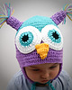 czapki dziecięce sowa wrzosowa 2