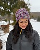 czapki damskie Kolorowa duża czapka beanie z wełną i alpaką 1