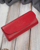 etui na okulary ETUI NA OKULARY PIÓRNIK POKROWIEC ZE SKÓRY CZERWONY PAOLO PERUZZI T-83-RD 1