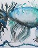 grafiki i ilustracje Niebieska otchłań, malowany obraz, plakat 2