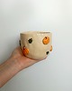 filiżanki Ceramiczna jesienna filiżanka w dynie i listki 1