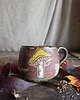 kubki Kubek grzybowy, Grzyb kubek dla grzybiarza, kubek sgraffito mushroom 3