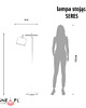lampy podłogowe Rustykalna lampa stojąca z regulacją kąta padania światła SERES BOHO 1