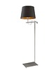 lampy podłogowe Srebrna lampa stojąca do biura BATA GOLD 4
