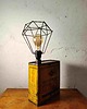 lampy stołowe Lampa industrialna z puszki po oleju silnikowym PRL 2