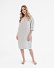 sukienki midi damskie Lniana Sukienka PEONY GREY STRIPES 4