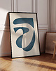 plakaty Plakat Blue abstract no.3 2